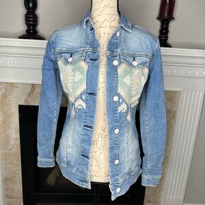Aztec denim jacket